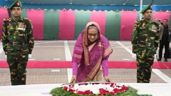 PM pays tribute to Bangabandhu at Tungipara