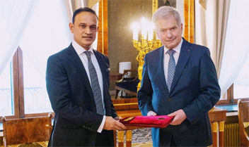 Bangladesh envoy shares priorities of government with Finland President