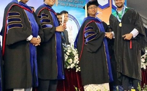 Finally Shakib completed his graduation