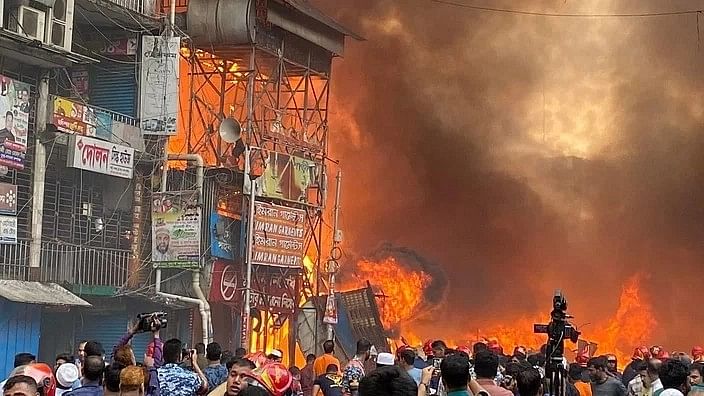Bangabazar fire under control