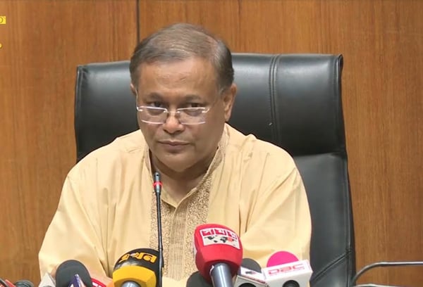 BNP’s main strategy is to create chaos, foil polls: Hasan