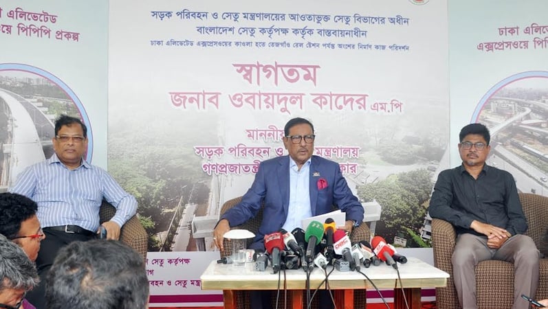 PM to open country’s 1st elevated expressway in Sept: Quader