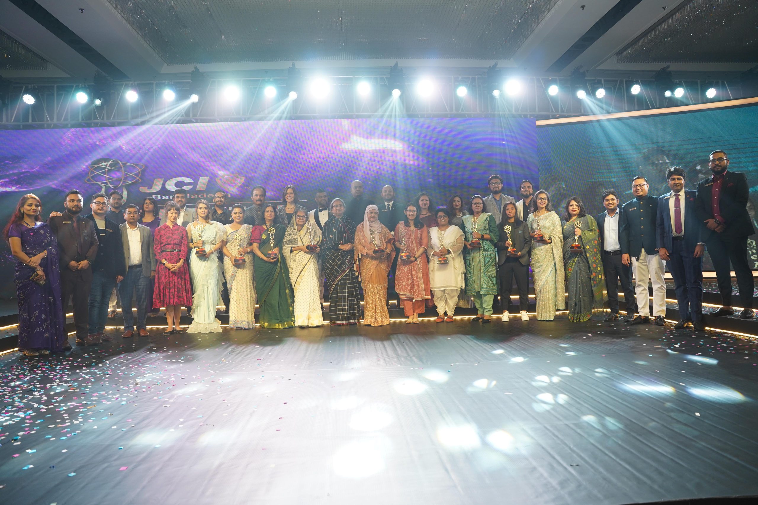 JCI Bangladesh Women of Inspiration Award 23′ held in a Dhaka hotel