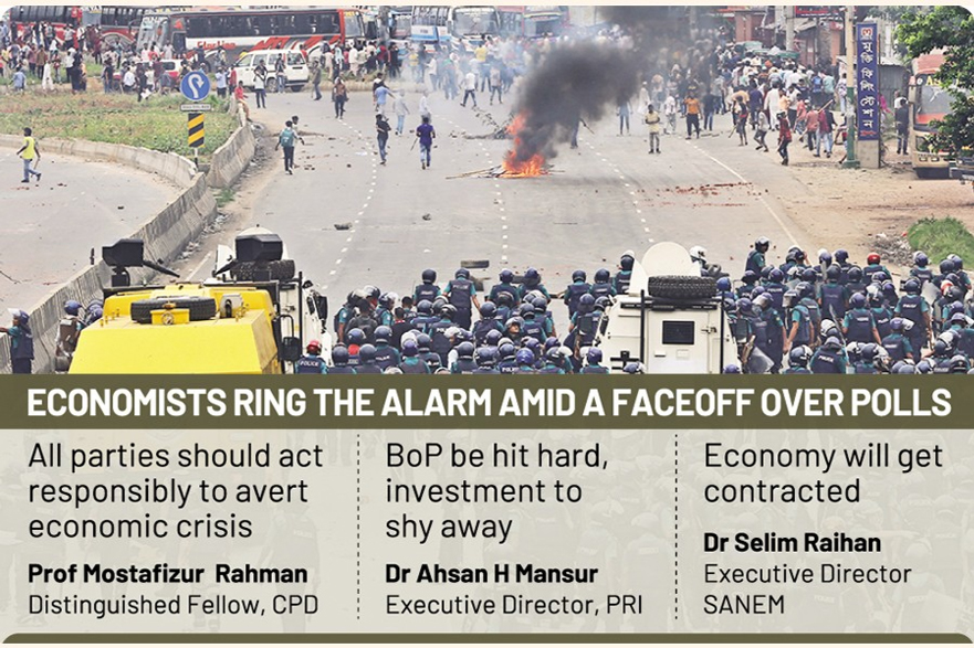 Political unrest to undermine economic advances