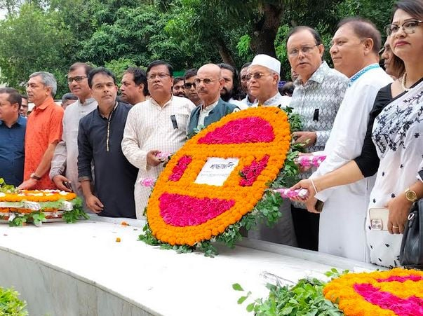 BFUJ pays tributes to Bangabandhu at Tungipara