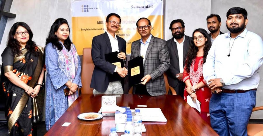 Achieving 2030 ESG Goals Together: MoU signed between BGMEA, Solidaridad