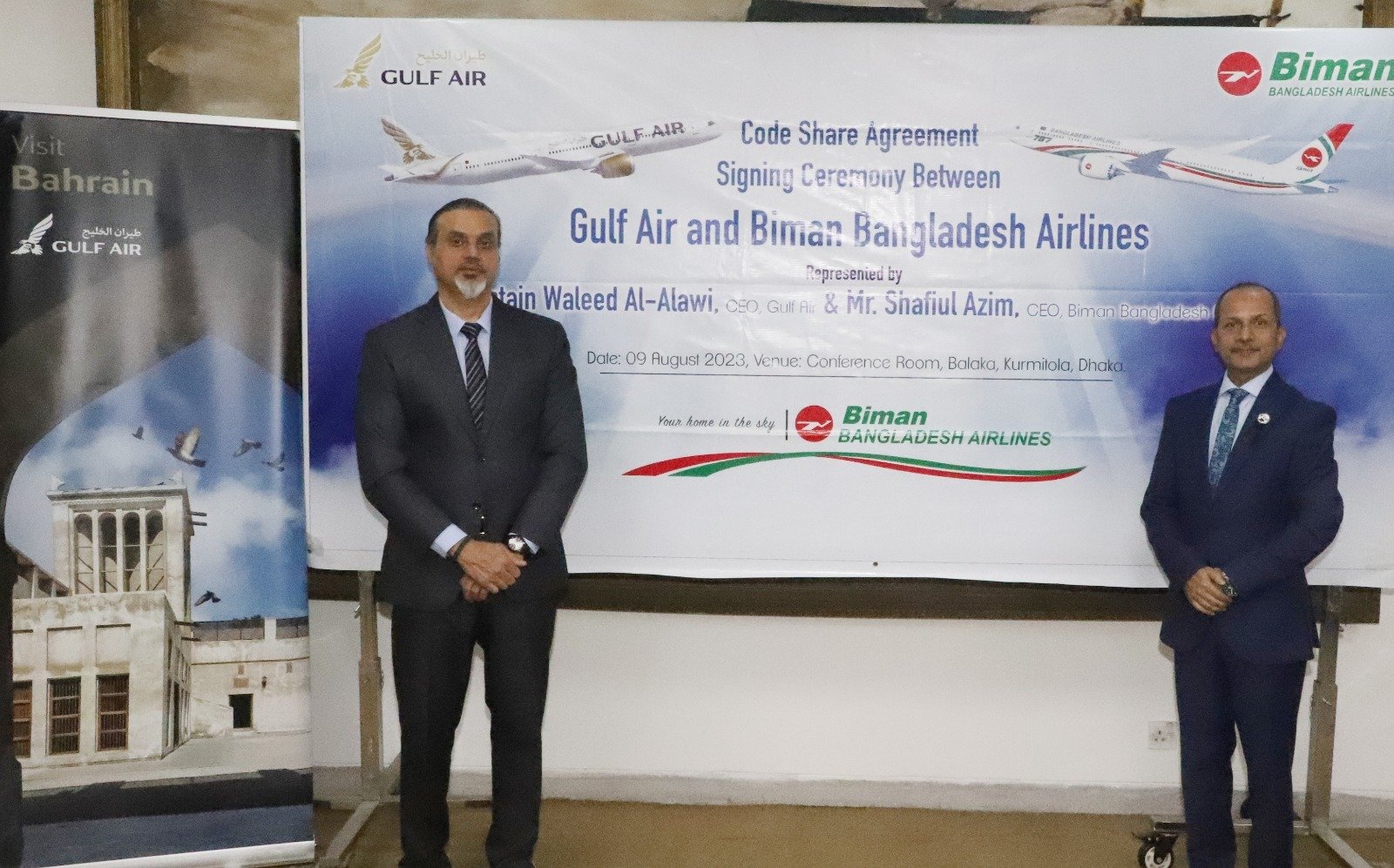 Biman, Gulf Air sign Code-Share agreement