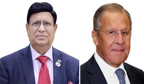 Momen holds talk with Lavrov in Dhaka on Sept 7