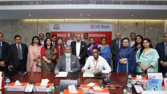 Signing of MoU between AB Bank and Trinamool Women Entrepreneurs Society (Grassroots)