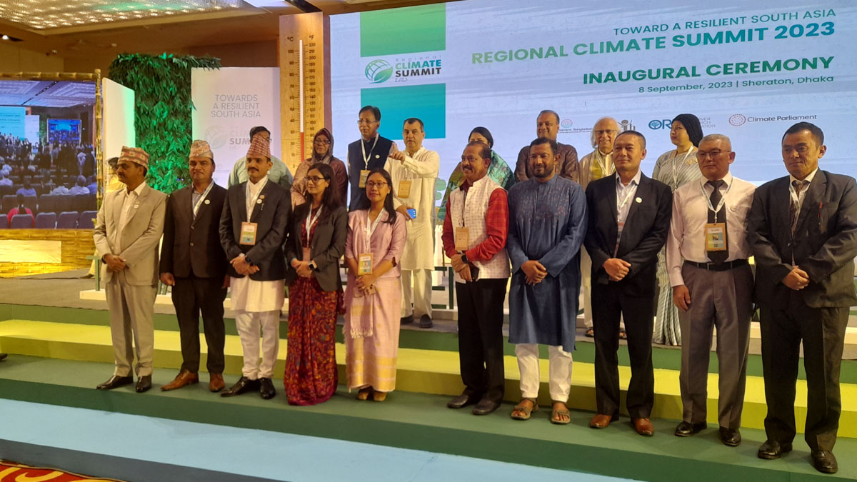 “Regional climate conference kicks off in Dhaka”