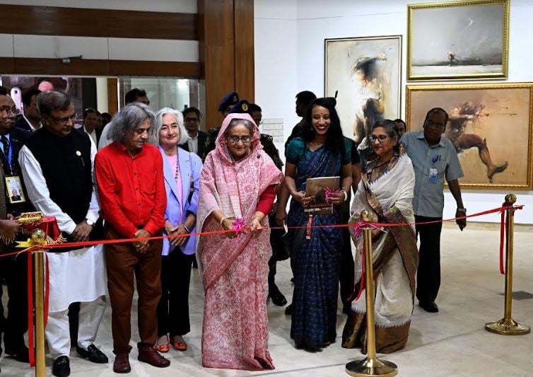 PM opens Shahabuddin’s special art exhibition at National Museum