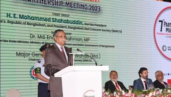 President reiterates call for prompt global actions on Rohingya issue