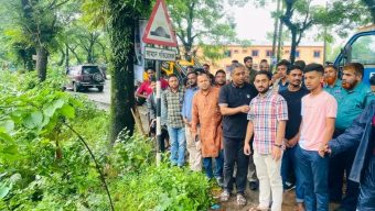 Inspection of MP Habib’s drain cleaning program to resolve waterlogging