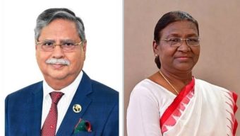 President of India murmured good health wishes for President Sahabuddin