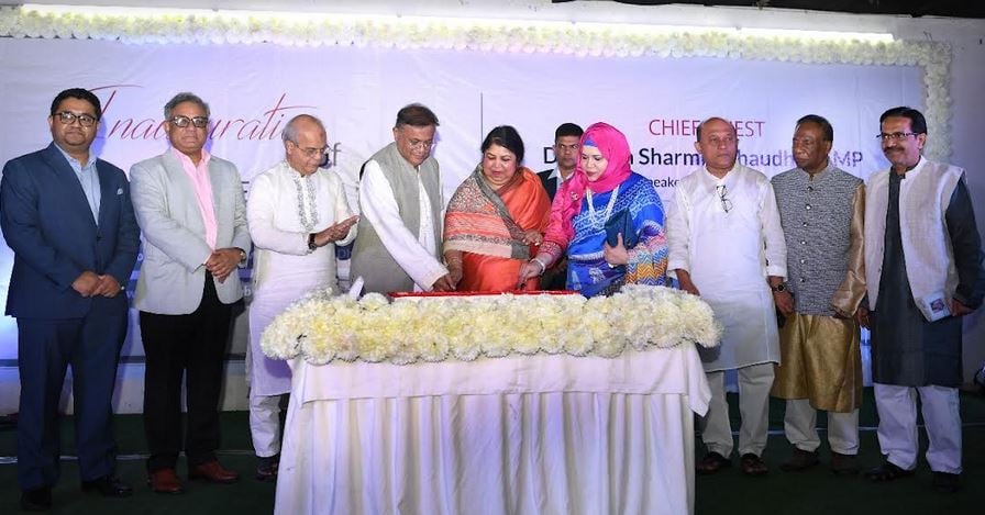 Shirin, Hasan join inaugural function of the daily People’s Life