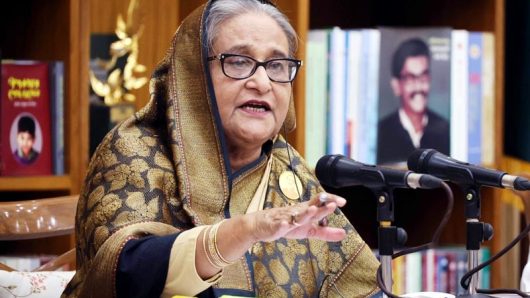 None raised caretaker govt issue during US, UK visits: PM