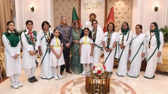 President for expanding Girl Guides activities at grassroots