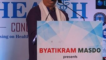 Professor Swapnil presented the keynote paper at the Health Conclave in Assam