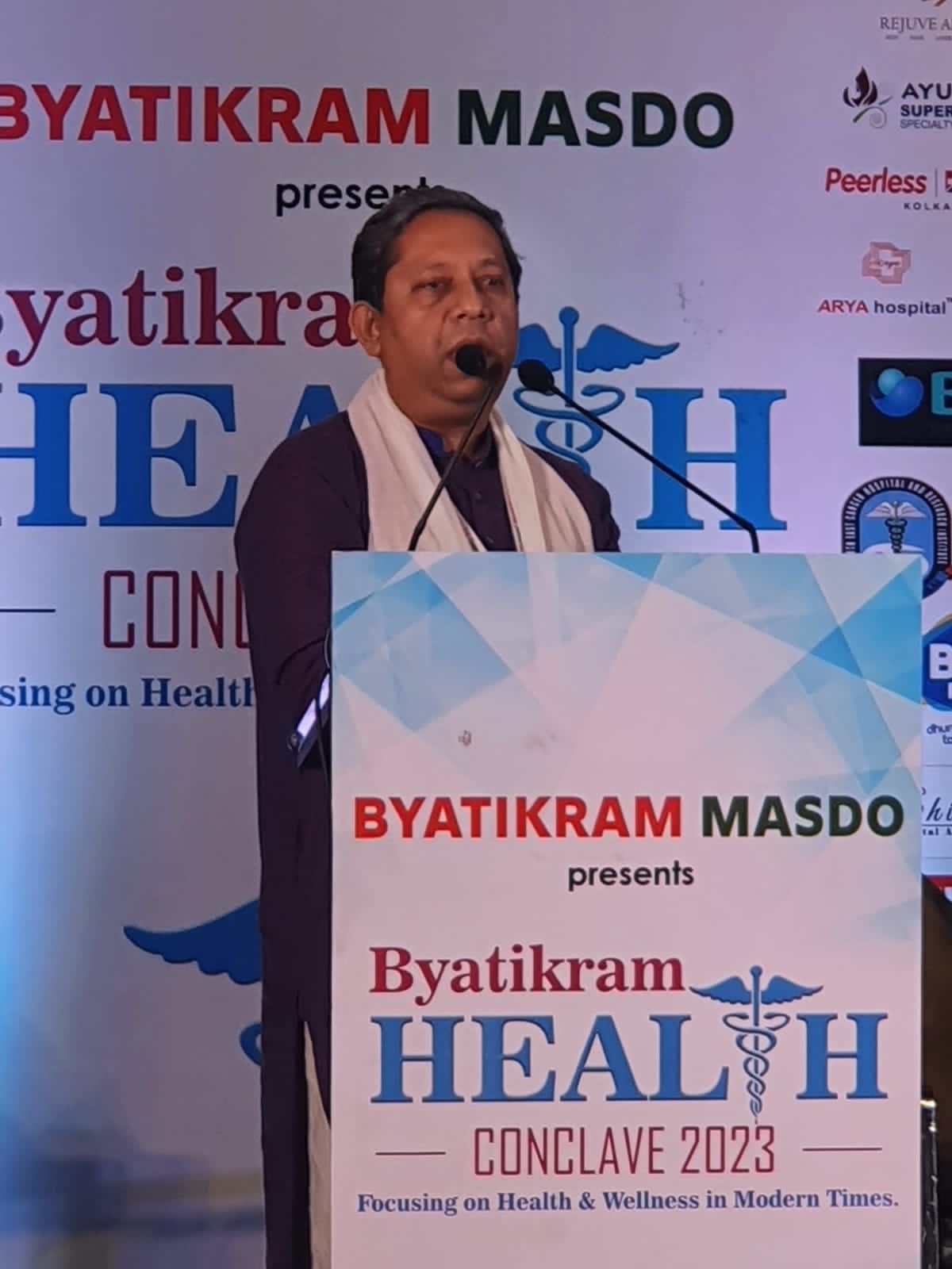 Professor Swapnil presented the keynote paper at the Health Conclave in Assam