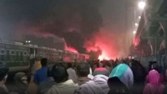 4 killed as train set on fire in Tejgaon