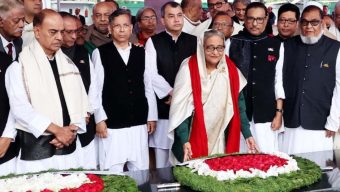 Environment Minister paid tribute to Bangabandhu’s Portrait: