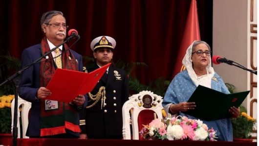 Sheikh Hasina sworn in as PM for 5th term