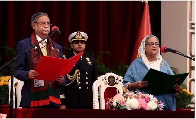 Sheikh Hasina sworn in as PM for 5th term