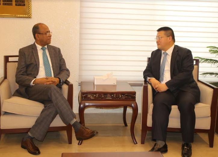 Chinese envoy, IFC official call on Tofazzel