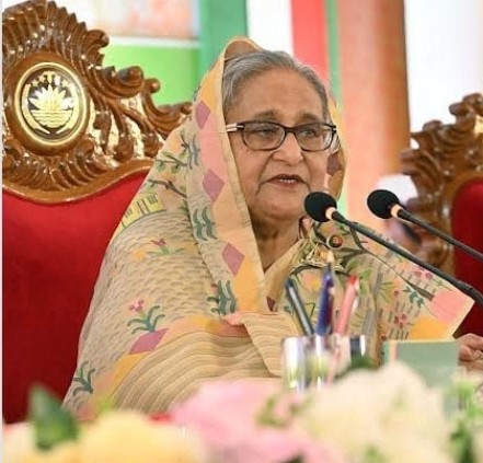 Sheikh Hasina asked Ansar and VDP personnel to discharge duties with honesty