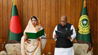 Naogaon-2 MP-elect Shahiduzzaman Sarkar takes oath