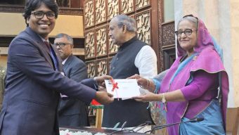 Prime Minister awards research grants to Dr. Jagodish Chandra Sarker