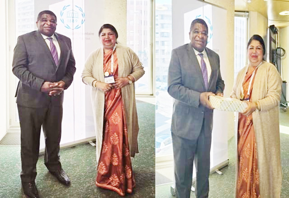 Speaker Shirin Sharmin Chaudhury holds bilateral meeting with IPU SG