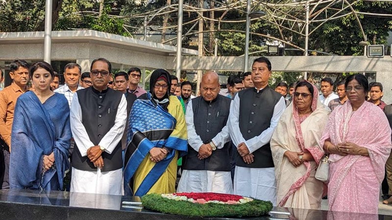 Newly appointed state ministers pay homage to Bangabandhu