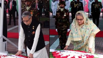 President, PM pay homage to Bangabandhu at Tungipara
