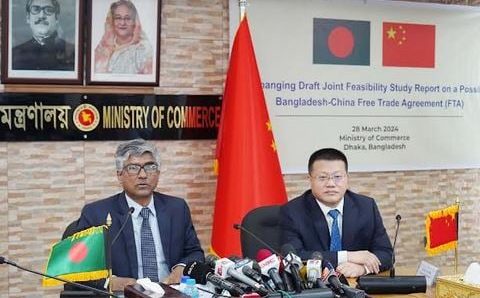 Bangladesh, China exchange feasibility study report to sign FTA agreement
