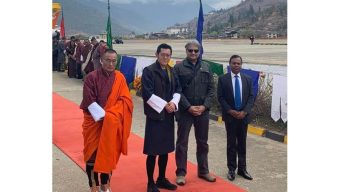Arafat, Bhutanese King reach Thimphu