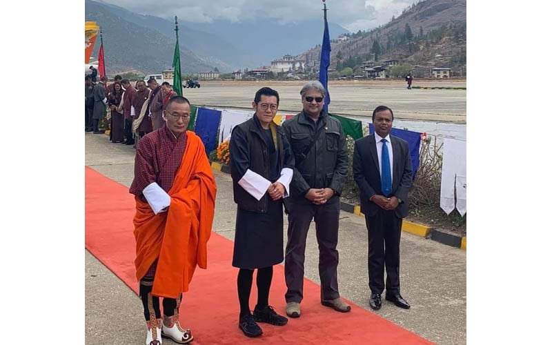Arafat, Bhutanese King reach Thimphu