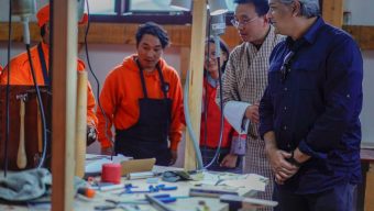 Arafat visits De-suung Skilling Programme training center in Thimphu