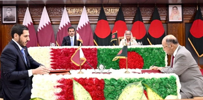 Bangladesh – Qatar sign 5 agreements