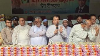 Govt is distributing Eid gifts among underprivileged people: Saber Chowdhury