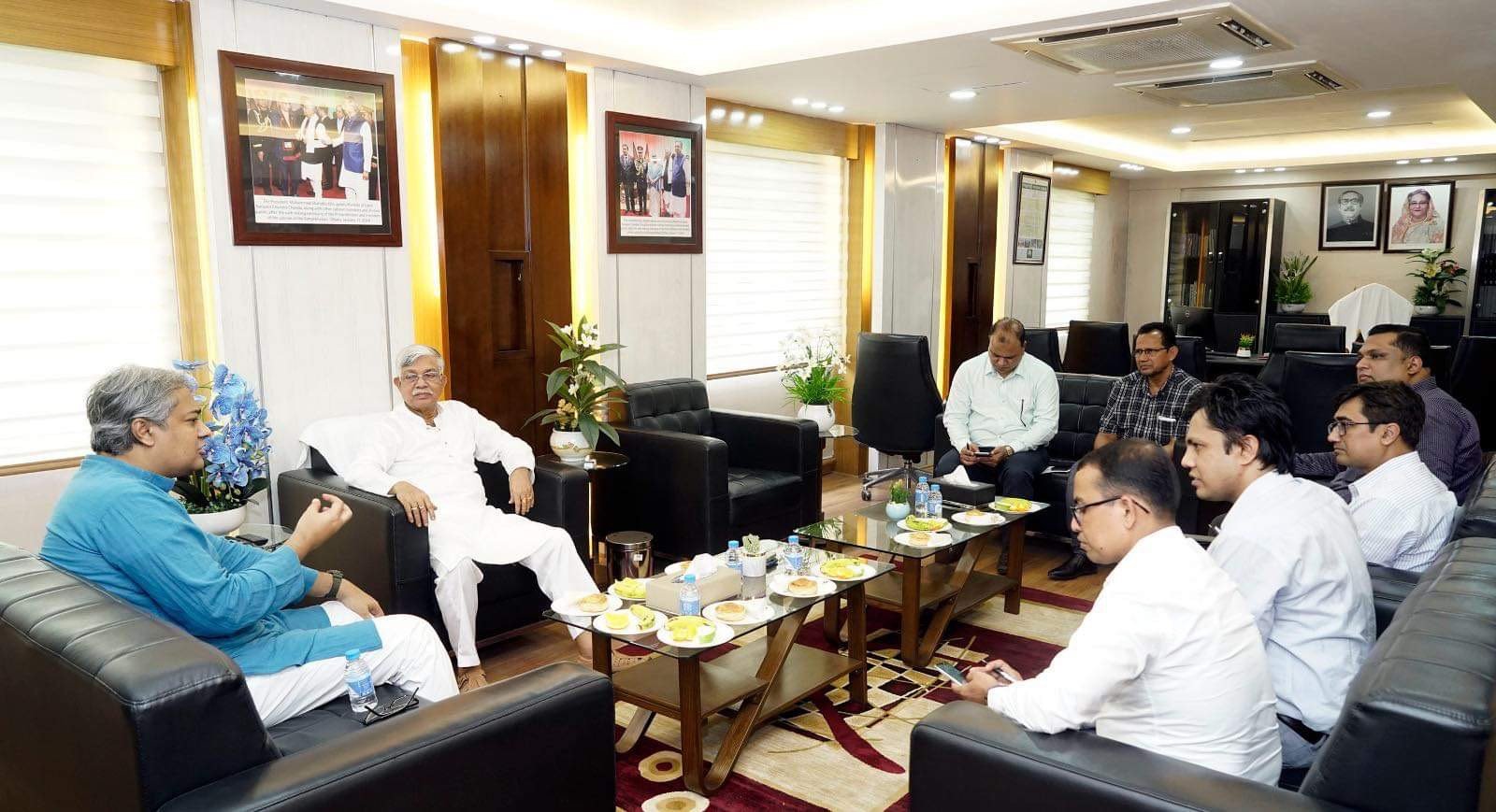 Arafat holds meeting with land minister for quick resumption of BRP work