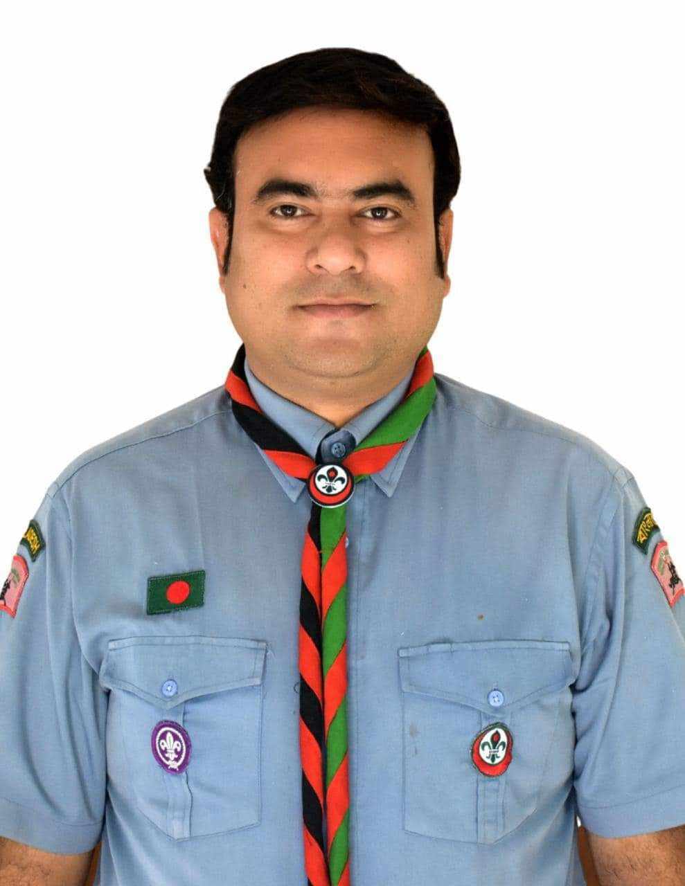 Touhiduzzaman the best rover scout leader of Dhaka division