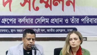 Salim Pradhan, the owner of the Japan-Bangladesh group, wants freedom from the grip of terrorists and land grabbers in Bhulta area