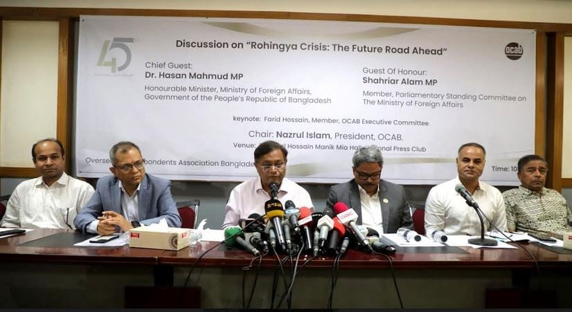 Dhaka believes India, China can resolve Rohingya crisis: Mahmud