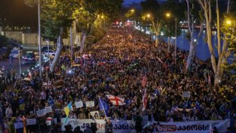 Georgian protesters prepare for new rally