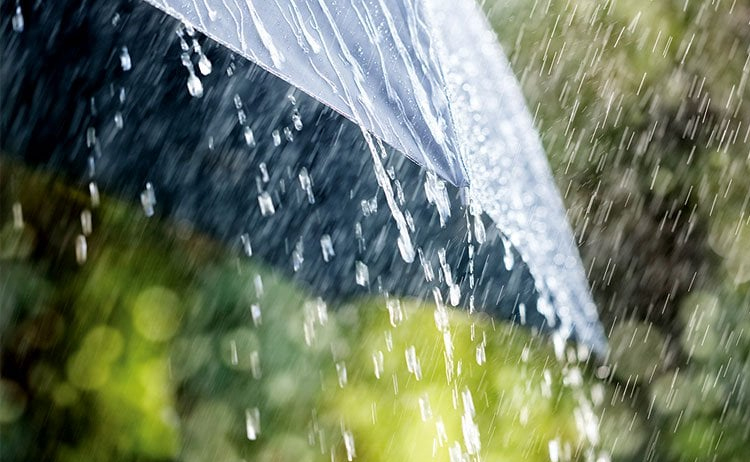 Rain at many places across the country
