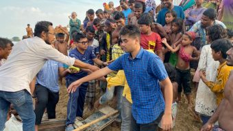 Chhatra League stands by flood-hit people in Sylhet