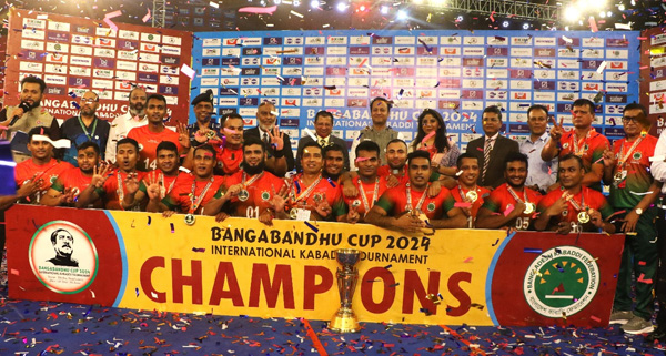 Bangladesh win 4th straight Bangabandhu Cup Int’l Kabaddi title