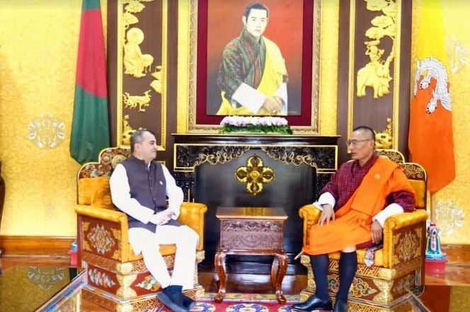 Saber Chowdhury calls on Bhutanese PM Tobgay