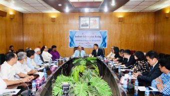 Chinese Honghe University delegation visit to RU